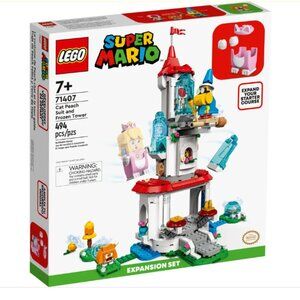 COPY - LEGO - Super Mario Cat Peach Suit and Frozen Tower Expansion  Brand New